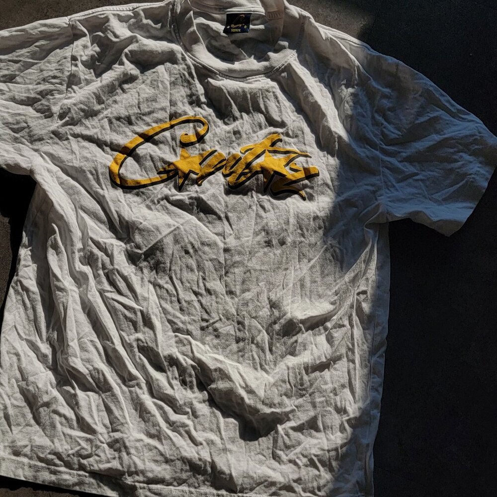 Corteiz all stars white yellow shirt